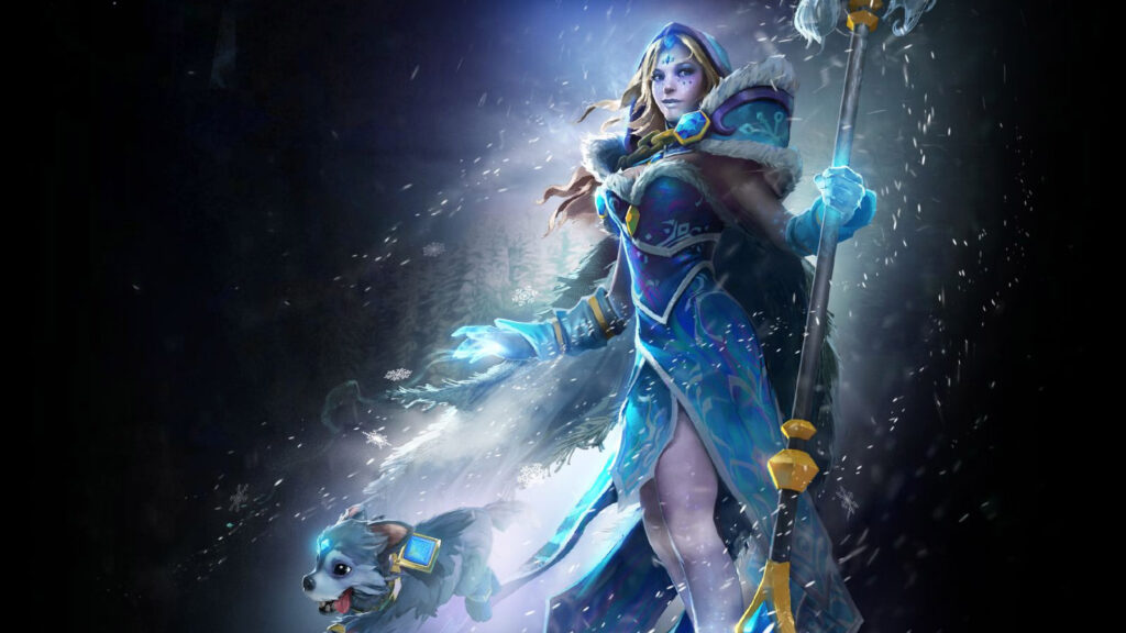 Dota 2, Crystal Maiden, conjunto Frost Avalanche