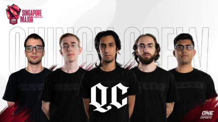 Quincy Crew at the ONE Esports Singapore Major