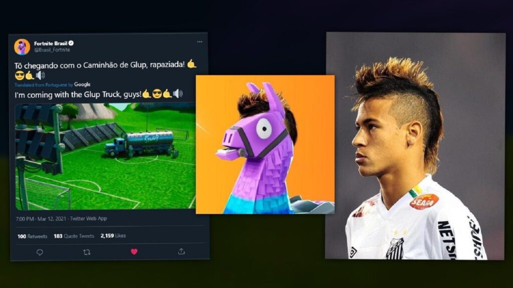 Neymar Jr is the first football player with skin in Fortnite