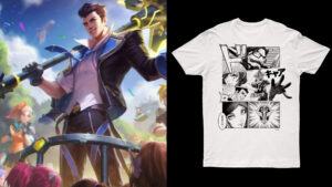 Battle Academia Jayce and Battle Academia t-shirt