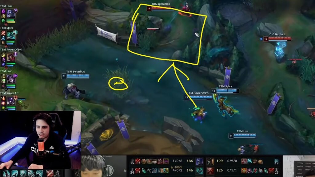 IWDominate explains the importance of dragon set-ups and choke control in the LCS Screenshot of Fixing NA Episode 1
