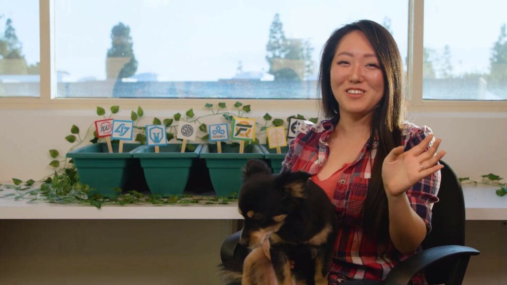 5 women who are making esports history Women in esports featuring Tricia Sugita at the LCS Team Flower Gardan