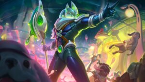 League of Legends, Space Groove, Nasus, splash art