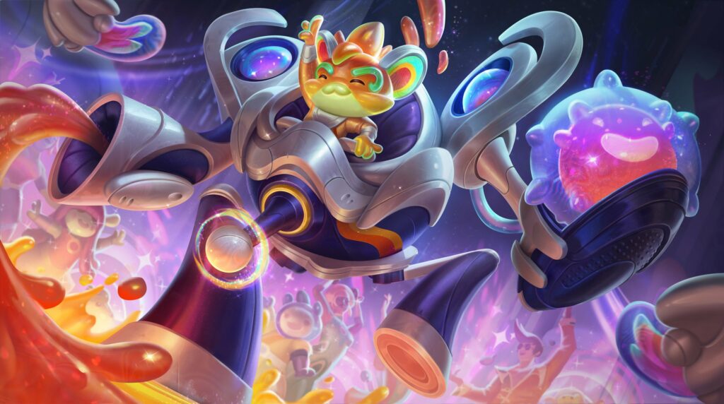 Every Space Groove skin in League of Legends ranked