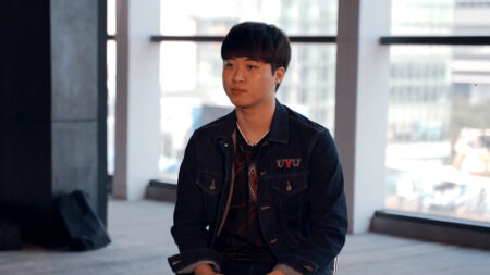 LowHigh during a TWT 2019 Finals Interview