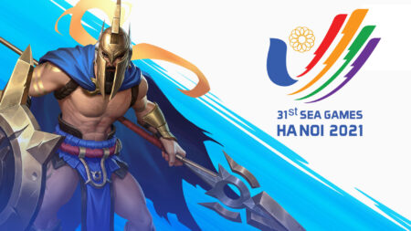 League of Legends: Wild Rift Pantheon and Southeast Asian Game 2021 logo, SEA Games