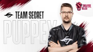 Team Secret's Puppey at Singapore Major