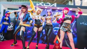 League of Legends, K/DA, cosplay, Pop/Stars, Worlds 2018