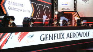 Genflix Aerowolf on stage at MPL ID
