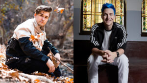Side by side of Ludwig and Ninja