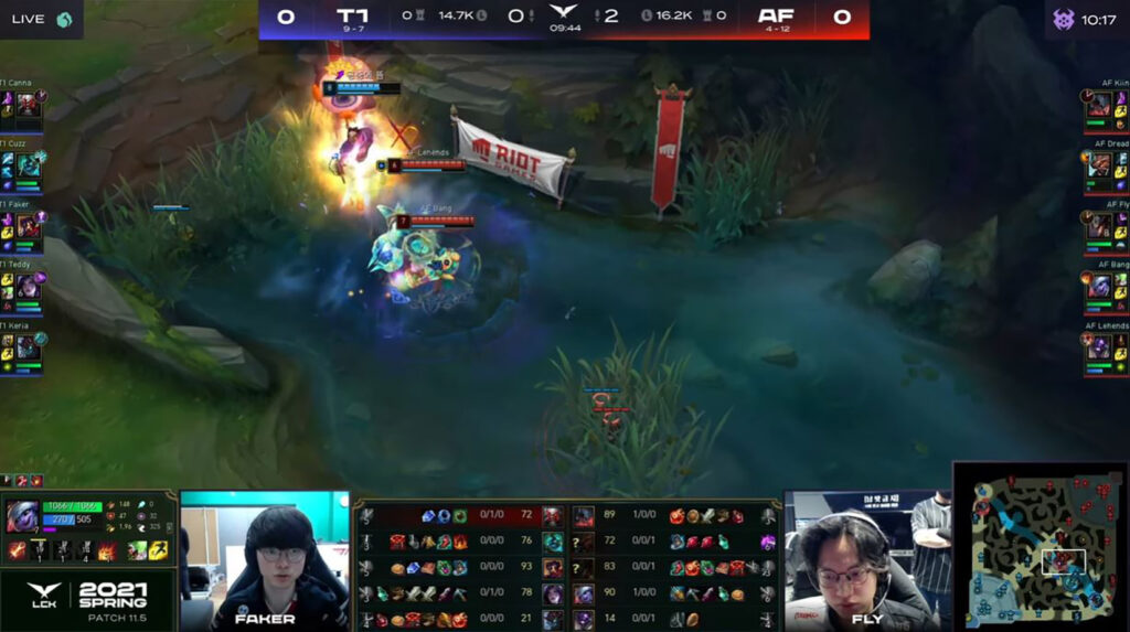 LCK: Lần đầu tiên trong sự nghiệp, Bang hạ gục Faker
