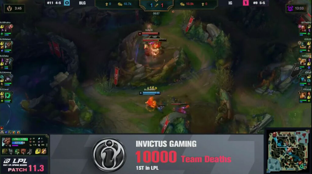 LPL: Invictus Gaming lập kỷ lục vô tiền khoáng hậu về số lần... lên bảng đếm số