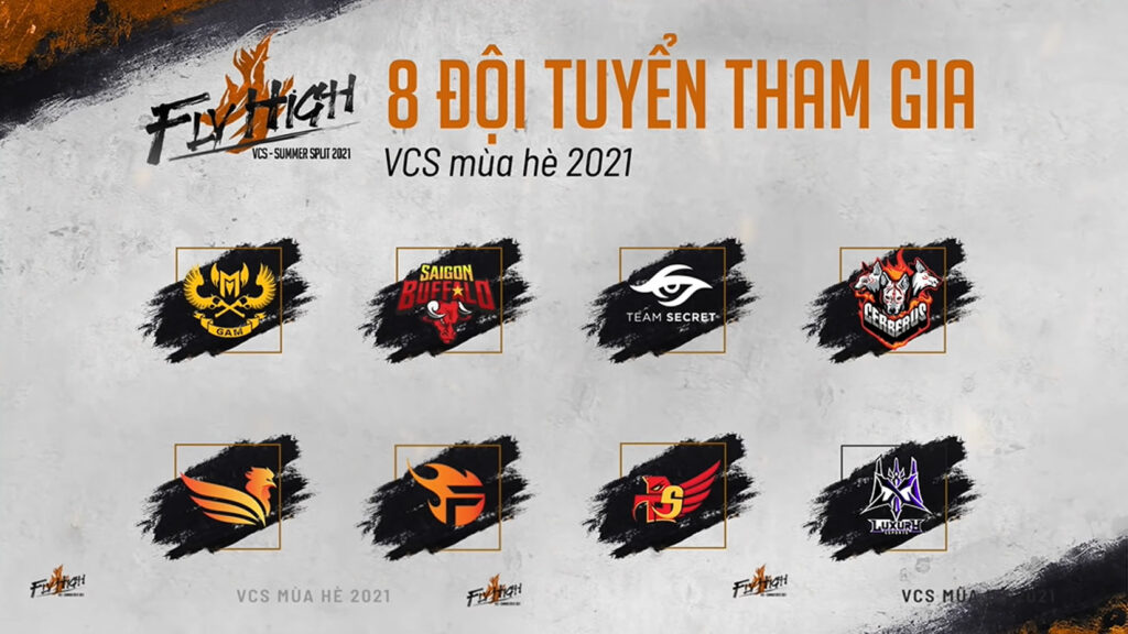 VCS Mùa Hè 2021 thay đổi thể thức Playoffs, đội top 1 vòng bảng sẽ cực kỳ có lợi 8 đội tham dự VCS Mùa Hè 2021