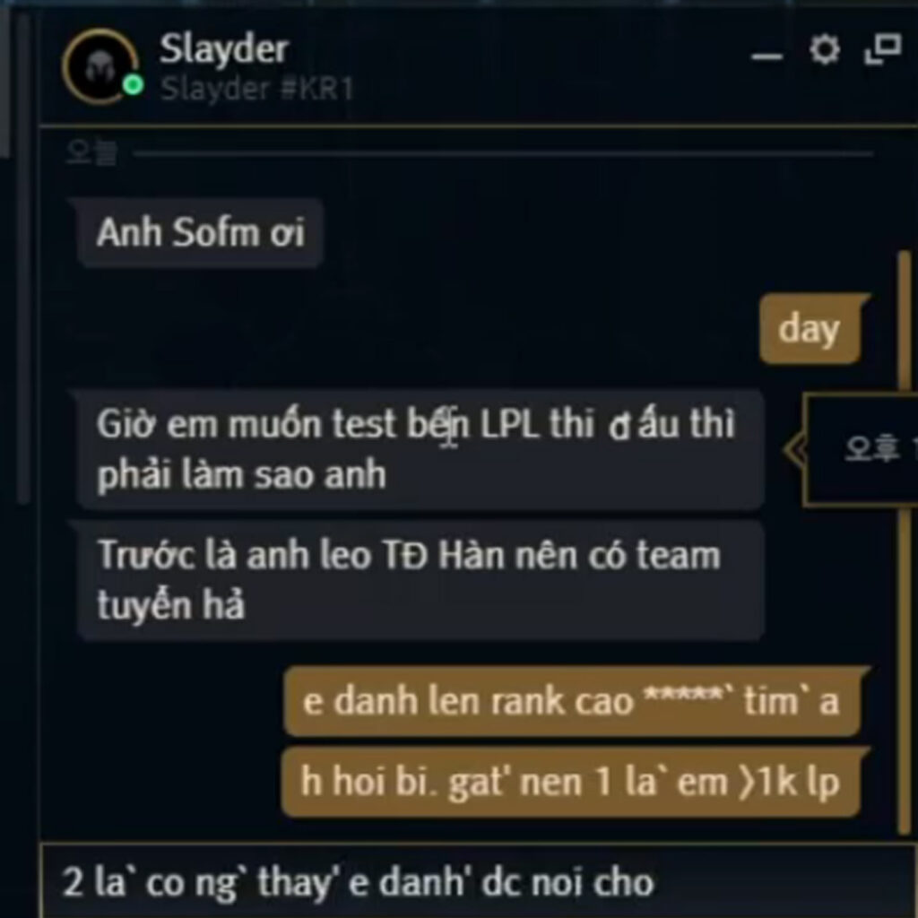 LMHT: Slayder ngỏ ý muốn thi đấu tại LPL như SofM, điều kiện xét duyệt được tiết lộ vô cùng ngặt nghèo