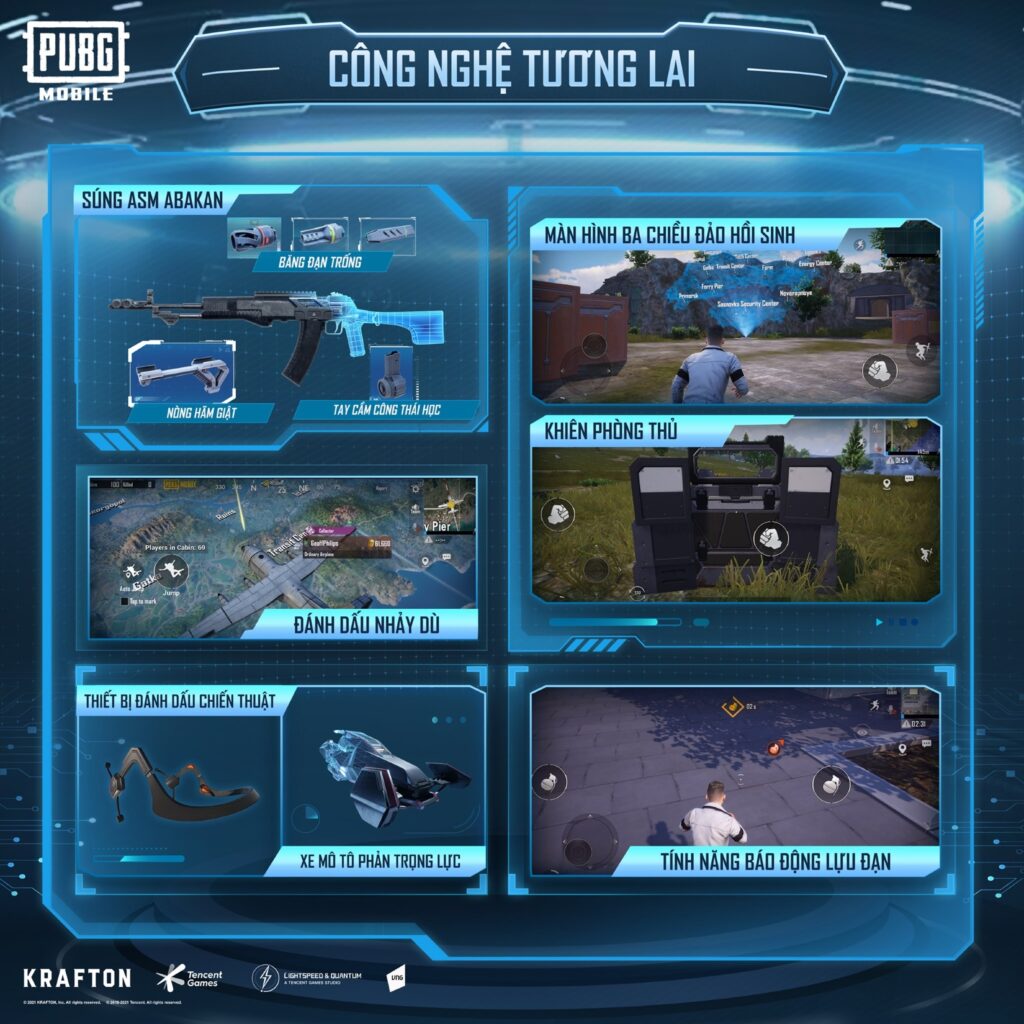 PUBG Mobile bản cập nhật 1.5: Công nghệ đến từ tương lai bản cập nhật 1.5