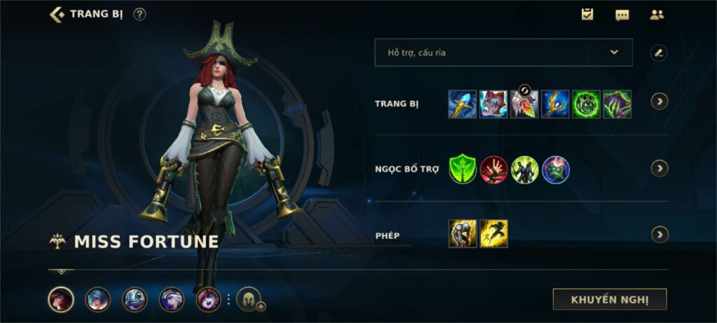 Dị mà hay: Miss Fortune hỗ trợ, tại sao không? Miss Fortune, hỗ trợ