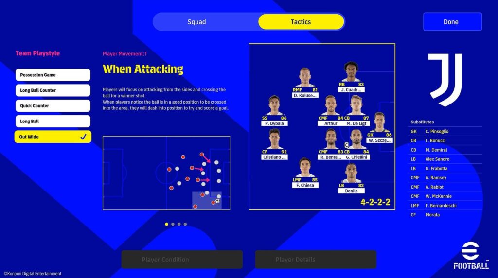 Konami hé lộ những hình ảnh đầu tiên của eFootball Hình ảnh đầu tiên trong eFootball