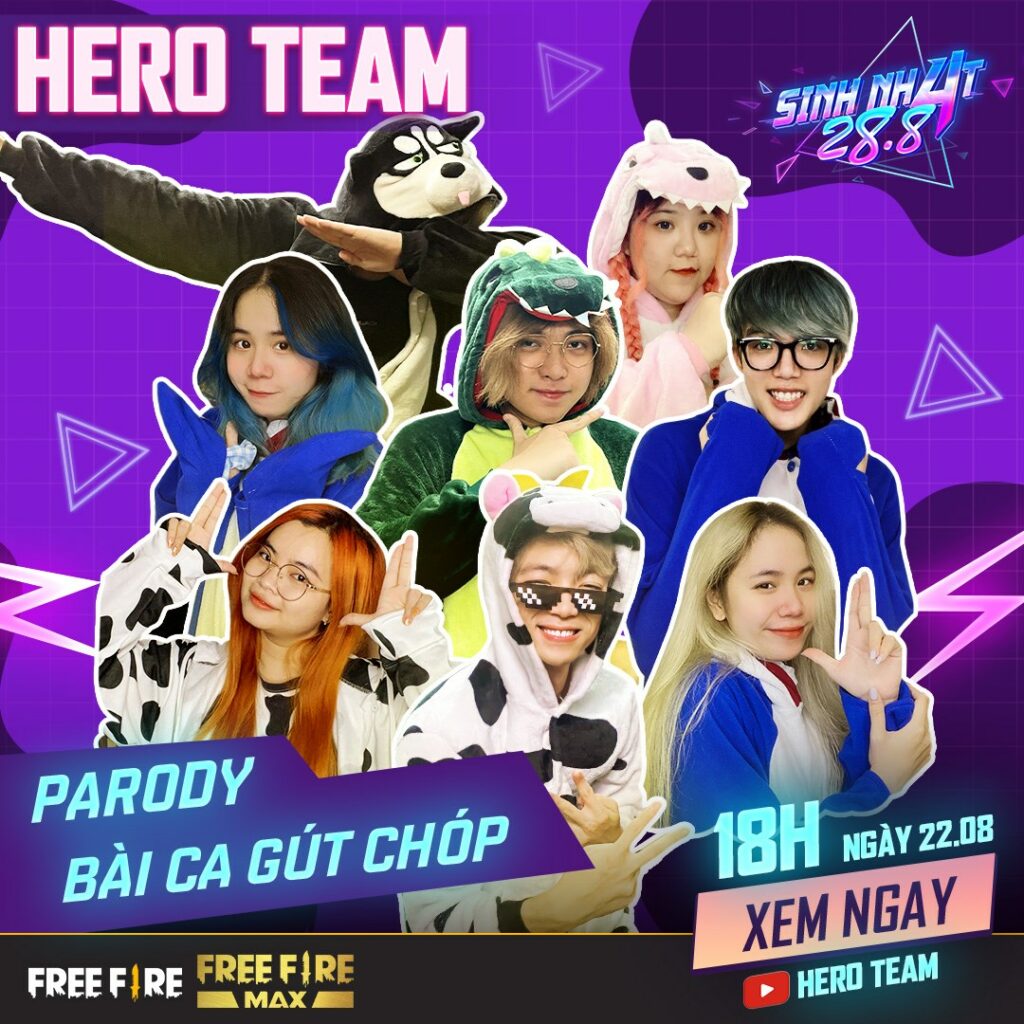 Free Fire: Hero Team Nhận Mưa Lời Khen Cho 'Hero Gút Chóp' | One Esports  Vietnam