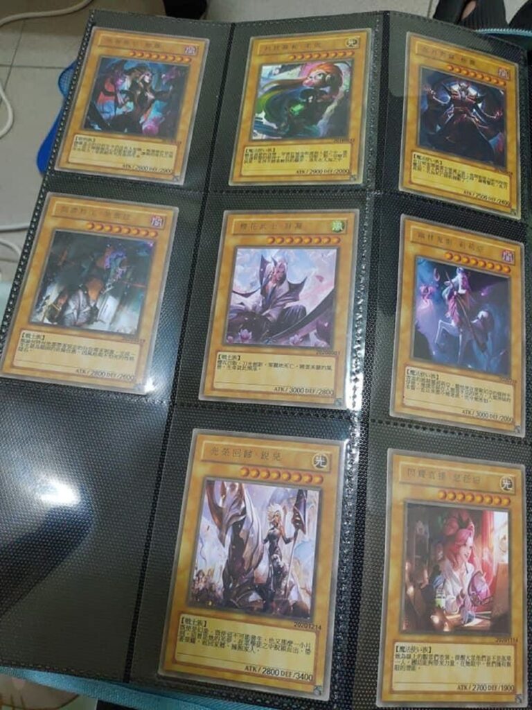 Chàng game thủ khoe bộ sưu tập bài magic cực kỳ công phu về các tướng LMHT Bài Magic LMHT