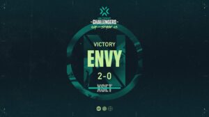 Envy giành chiến thắng XSET