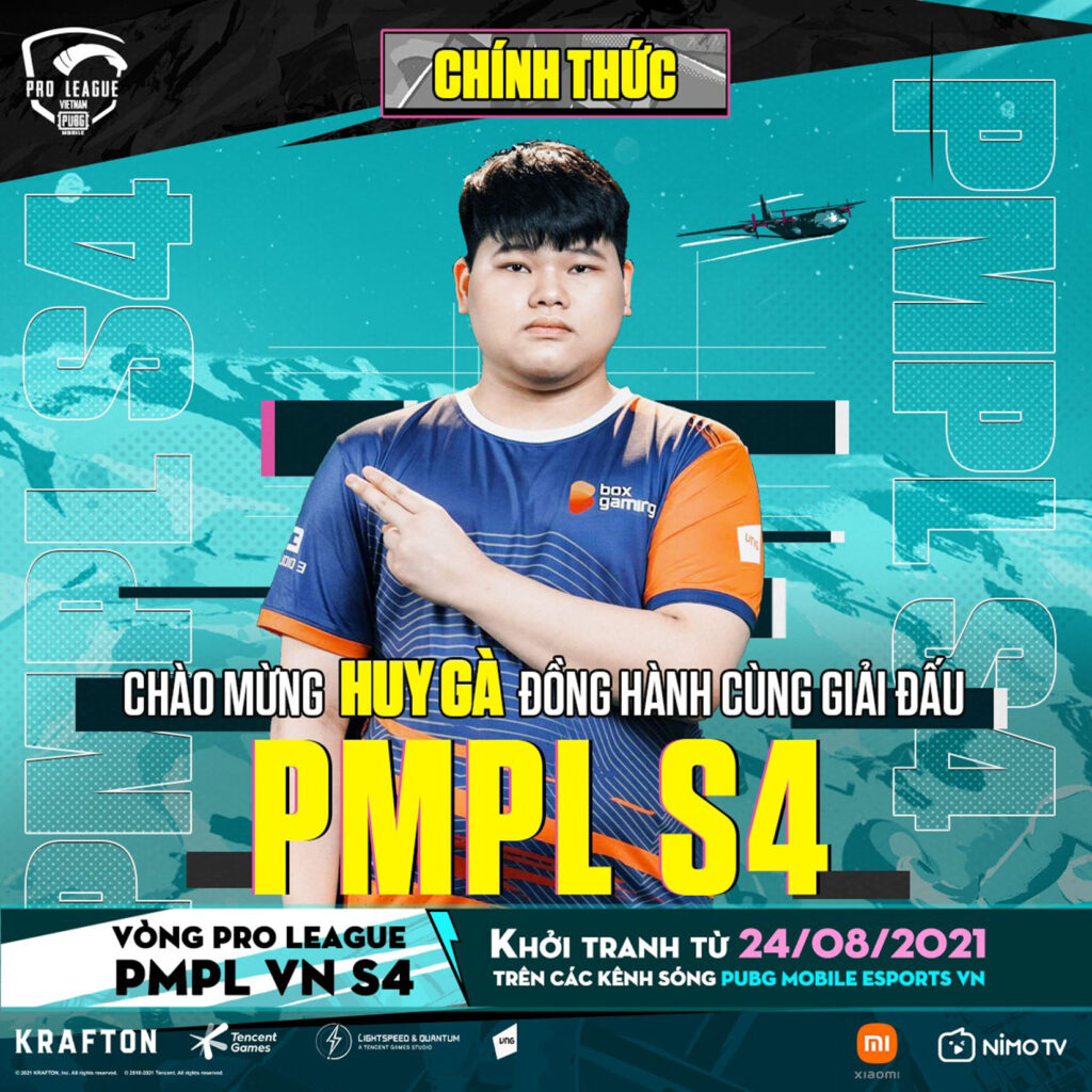 PUBG Mobile: Lộ diện 5 cái tên đình đám đồng hành cùng giải đấu PMPL VN S4