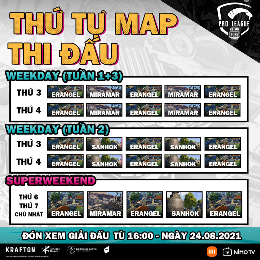 Những điều cần biết về giải đấu PUBG MOBILE Pro League - PMPL Việt Nam S4: Lịch đấu, giải thưởng và đội tham dự