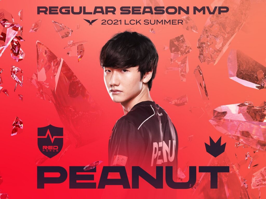 LCK Mùa hè 2021: Đội hình xuất sắc nhất lộ diện, Peanut ẵm giải MVP của vòng bảng LCK Mùa hè 2021