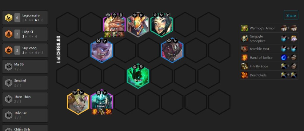 ĐTCL 11.19: Top 5 đội hình giúp leo rank dễ dàng nhất Draven Quân Đoàn