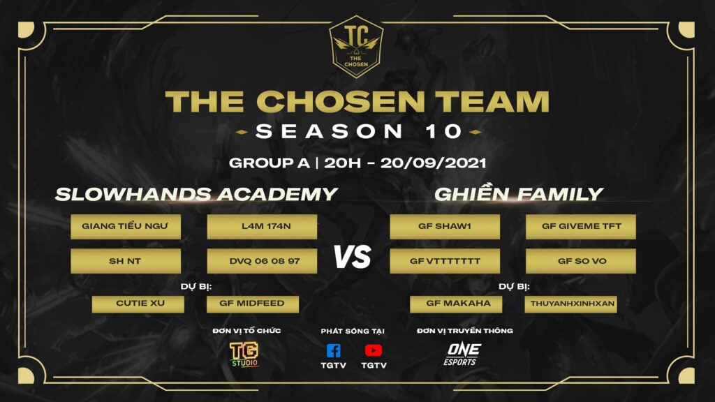 ĐTCL: Giải đấu The Chosen mùa 10 – The Chosen Team bắt đầu mở cửa đăng ký SlowHands Academy - Ghiền Family