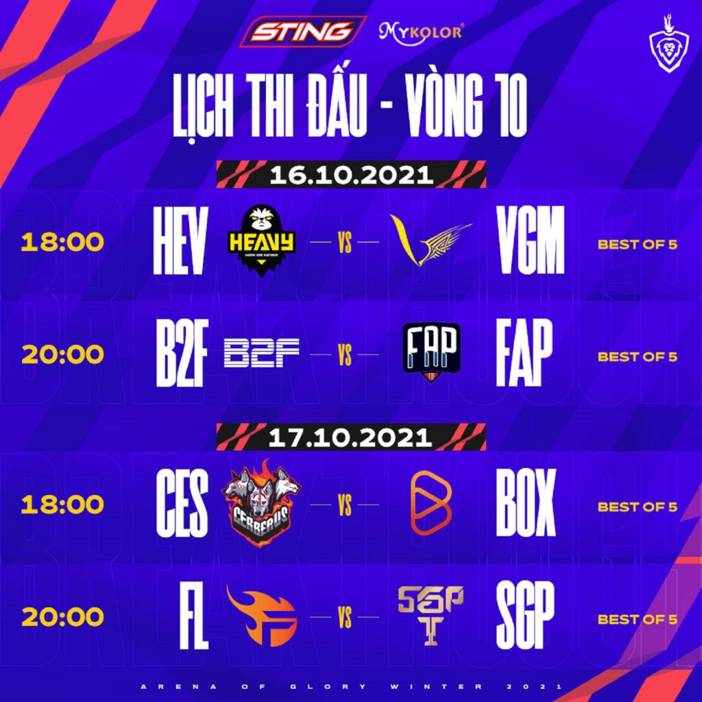 ĐTDV Mùa Đông 2021: Lịch thi đấu vòng bảng và thể thức vòng Playoffs