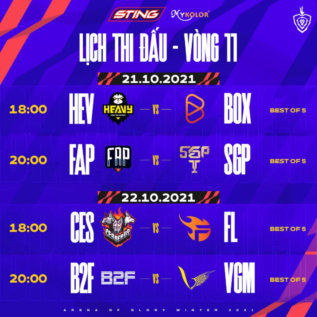 ĐTDV Mùa Đông 2021: Lịch thi đấu vòng bảng và thể thức vòng Playoffs