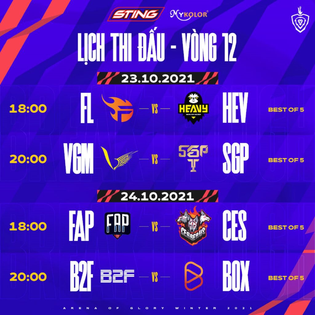 ĐTDV Mùa Đông 2021: Lịch thi đấu vòng bảng và thể thức vòng Playoffs