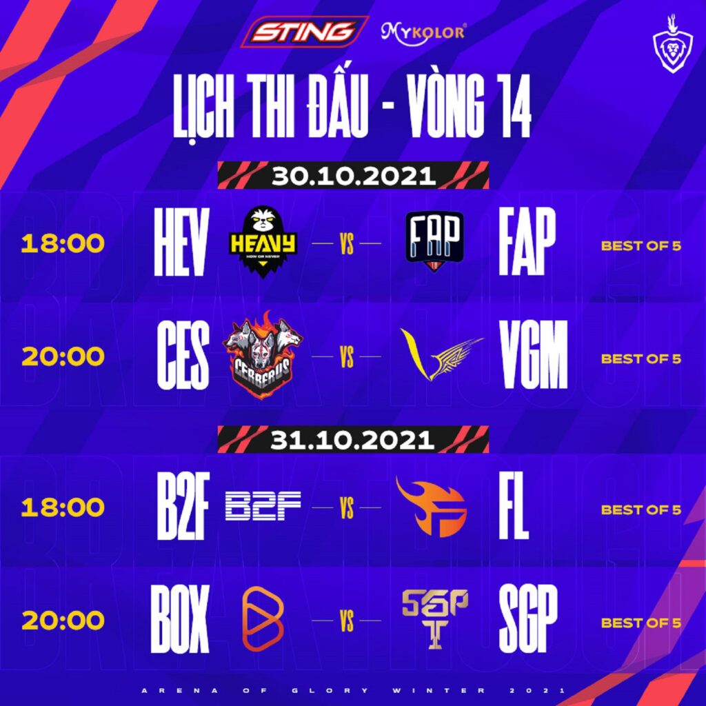 ĐTDV Mùa Đông 2021: Lịch thi đấu vòng bảng và thể thức vòng Playoffs