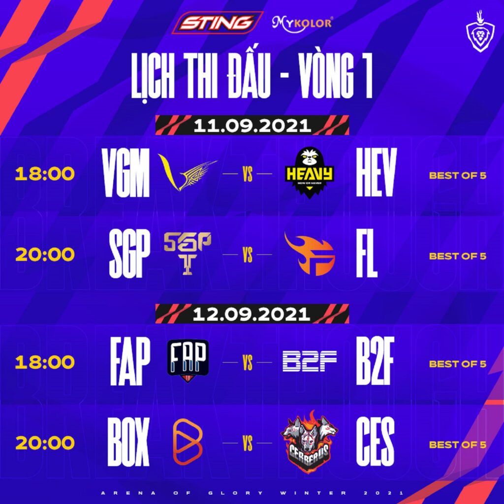 ĐTDV Mùa Đông 2021: Lịch thi đấu vòng bảng và thể thức vòng Playoffs