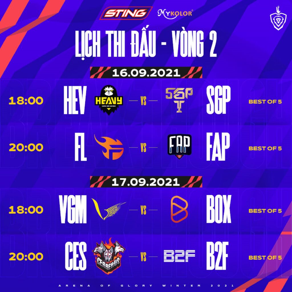 ĐTDV Mùa Đông 2021: Lịch thi đấu vòng bảng và thể thức vòng Playoffs