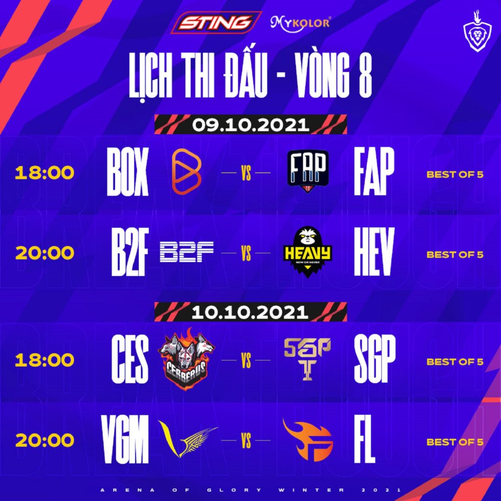 ĐTDV Mùa Đông 2021: Lịch thi đấu vòng bảng và thể thức vòng Playoffs