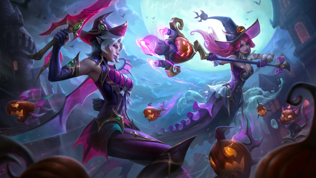LMHT: Riot Games hé lộ chùm trang phục Halloween 2021, Morgana có trang phục Hàng Hiệu