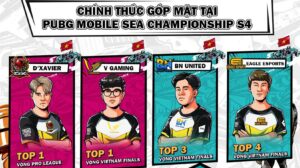 PUBG Mobile: 4 đội tuyển Việt Nam tham dự SEA Championship S4 chính thức lộ diện PUBG Mobile