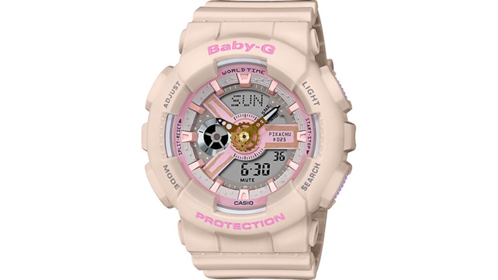 baby g shock peach